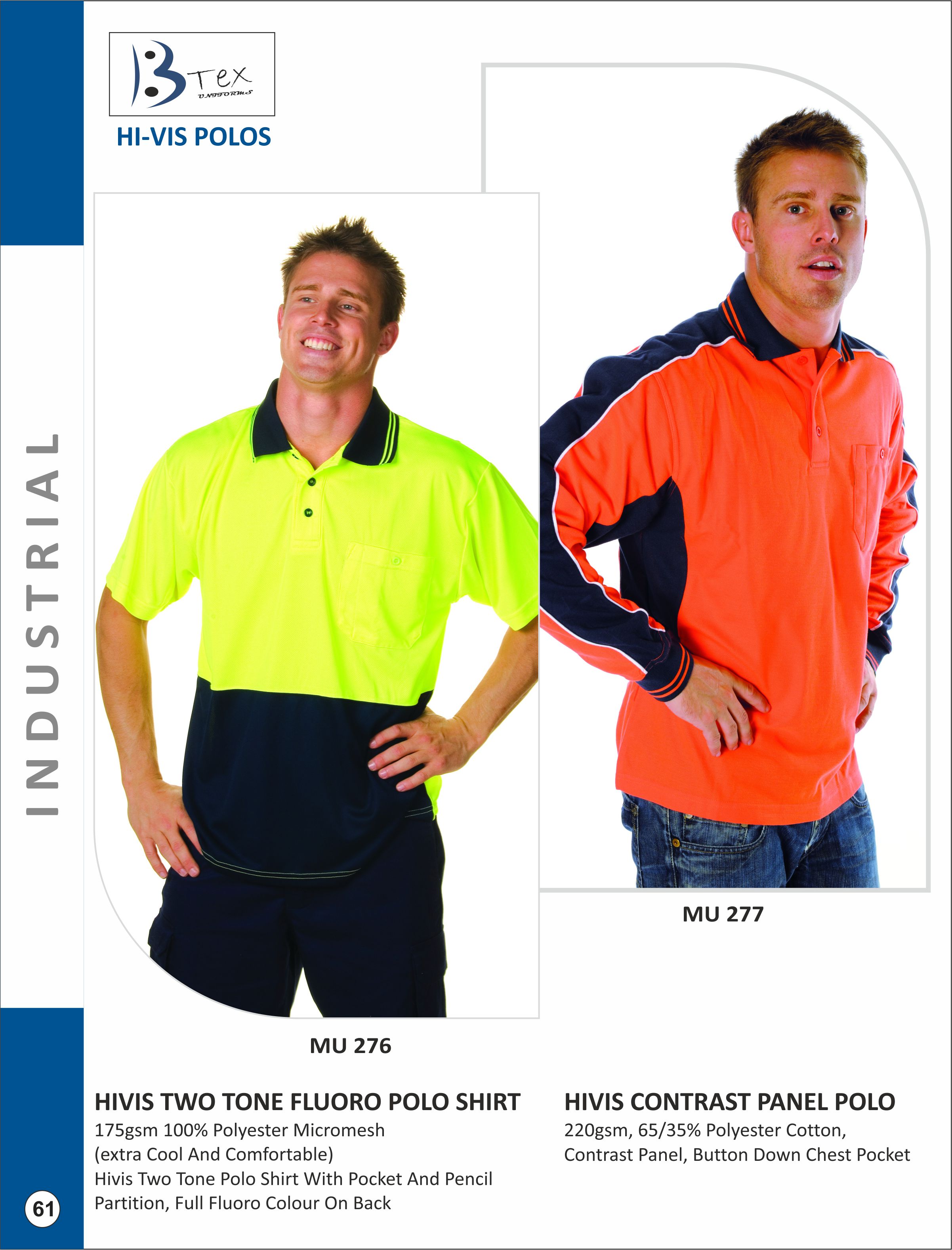 HI VISIBILITY POLO SHIRTS