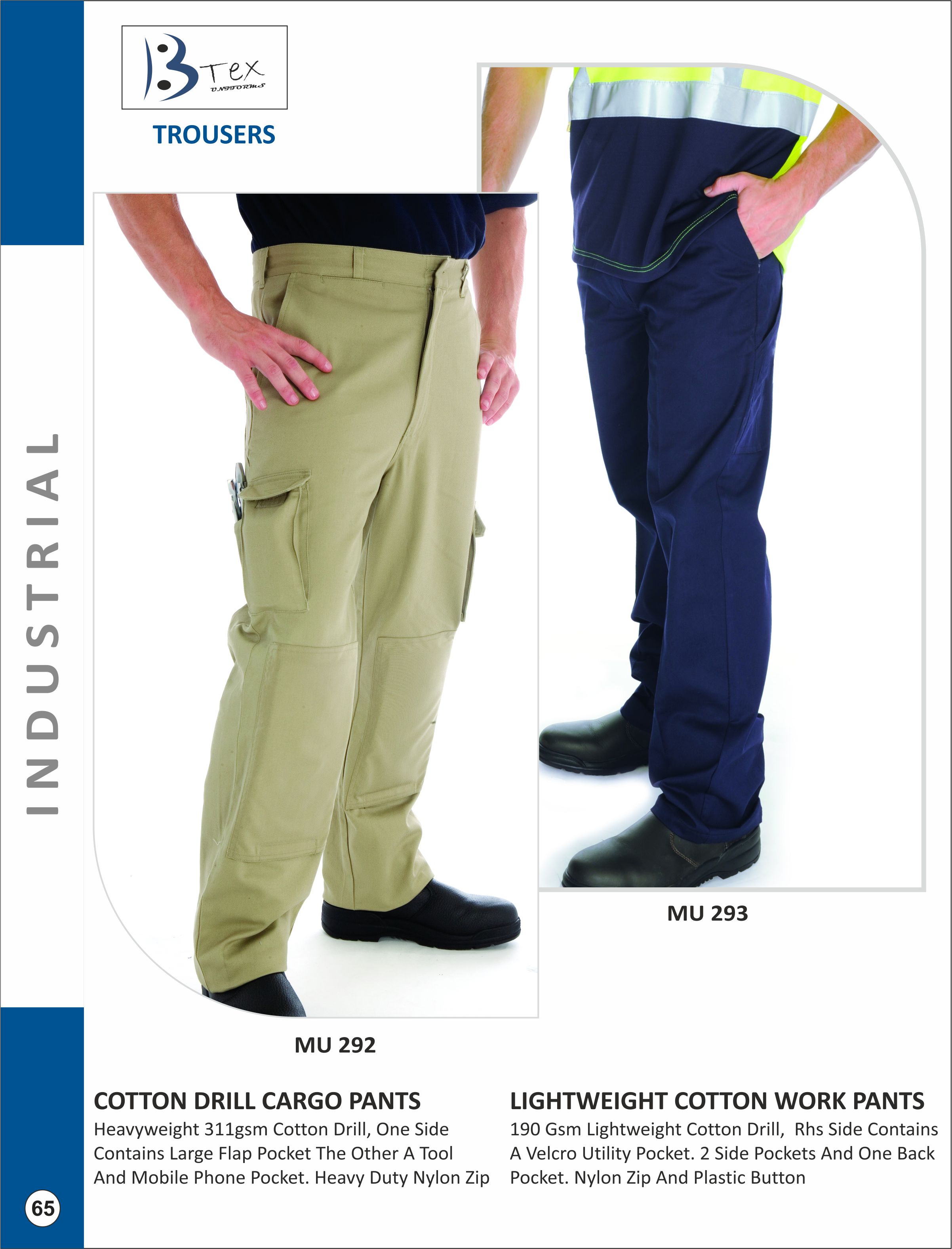 100% COTTON CARGO PANTS