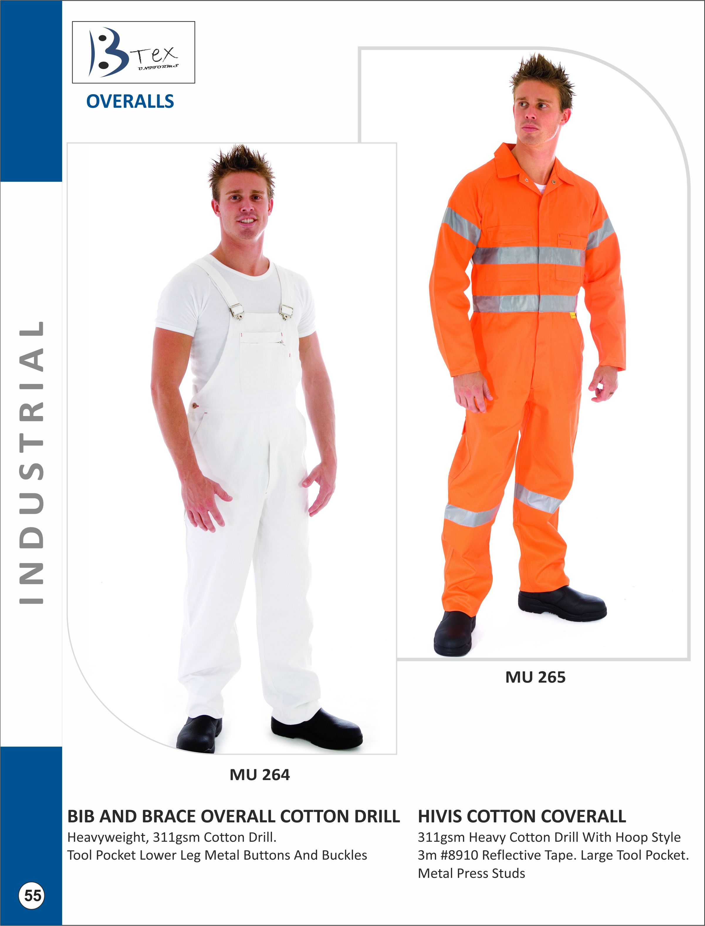 Hi Visibility Cotton Coveralls